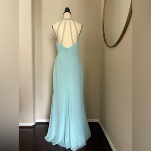 Ice light blue Hayley Paige gown - Size 8